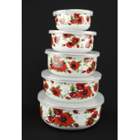  Набір судків (5 шт) Емаль