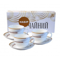  Сервіз чайний 12пр. Фабіан (чашка -240мл.,блюдце-15 см)