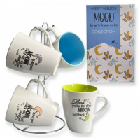  Набір чашок 4шт COLOR1 350мл