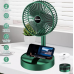 Вентилятор портативний настільний Telescopic Folding Fan Green 