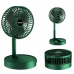 Вентилятор портативний настільний Telescopic Folding Fan Green 