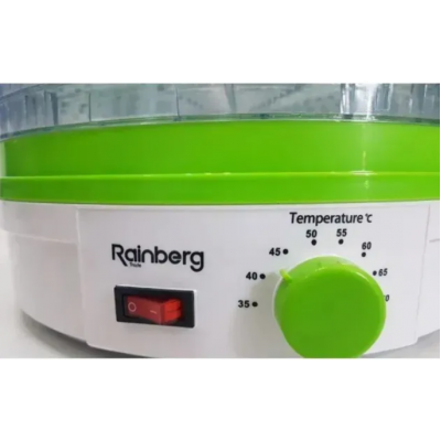 Сушарка електрична для фруктів та овочів Rainberg RB-912 800W 