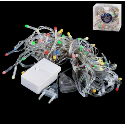 Гирлянда бахрома светодиодная "Multicolor" 3м*25-50см 96led