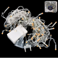 Гирлянда бахрома светодиодная  "Yellow"3м*25-50см 96led