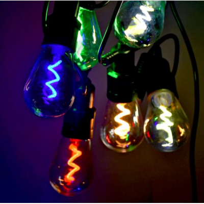 Гірлянда світлодіодна зовнішня "Лампочки спіраль" 5м 10led