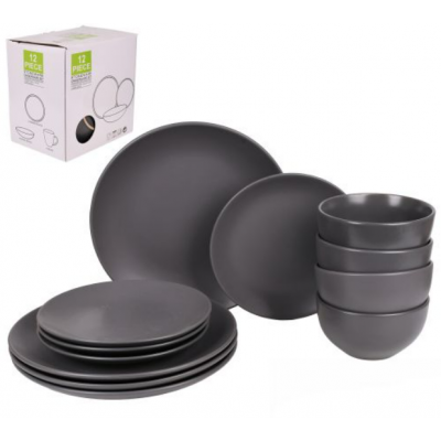 Набір столового посуду 12пр/наб (тарілка 26+21см, супниця 14см)