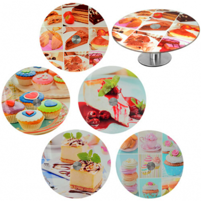 Підставка скло, що обертається 30см