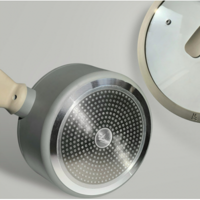  Каструля 4.5л з скляною кришкою