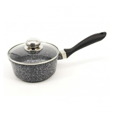 Ковшик 16 х 7,5 см з кришкою гранітне покриття 1,4л Ковшик 16 х 7,5 см з кришкою гранітне покриття 1,4л