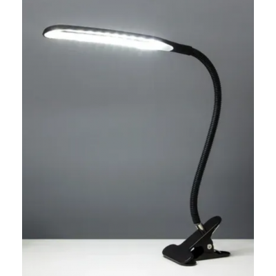 Світлодіодна настільна лампа з прищіпкою