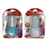 Нічник від розетки у формі кристал