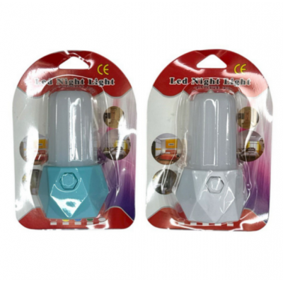 Нічник від розетки у формі кристал Нічник від розетки у формі кристал