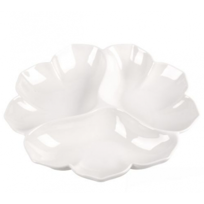 Менажниця порцеляна 25.5*25.5*4см