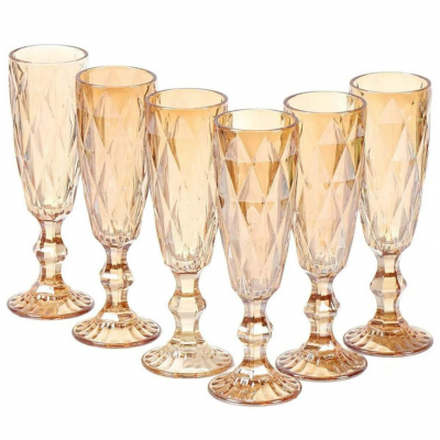  Набір фужерів для шампанського скло 170 мл