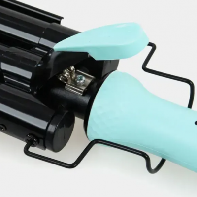 Плойка потрійна хвиля VGR V-595 Стайлер з керамічним покриттям плойка для завивки волосся з іонізацією 