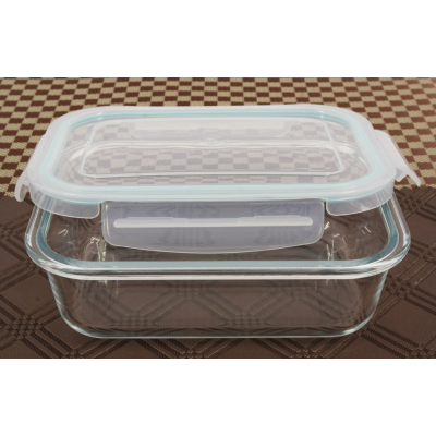 Судочок скляний 640 мл (прямокутний)