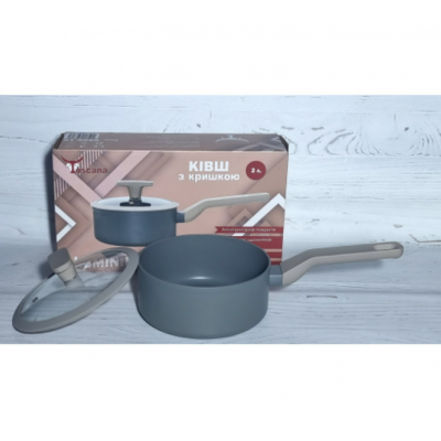 Ківш 2л з скляною кришкою ALUM