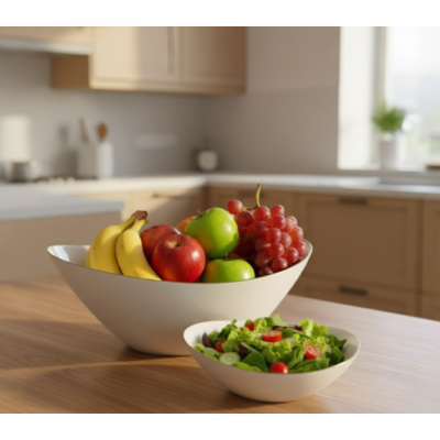  Набір салатників 7шт, золотий кант (1-1,8л, 6- 400 мл)