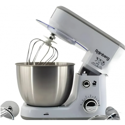 Тістоміс Rainberg RB-8082, 3200 Вт, чаша 5л, міксер планетарний, 2 насадки для тіста, віночок