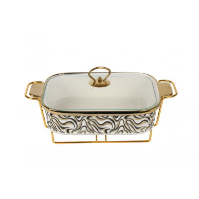 Марміт кераміка "Zebra Gold" 1.5л (31*20*7см)