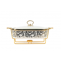 Марміт кераміка "Zebra Gold" 2.4л (36*22*7см)
